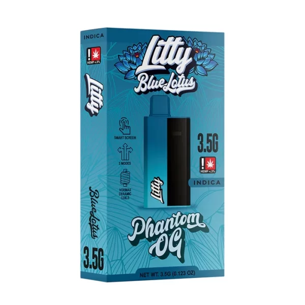 Litty Blue Lotus Vape - Image 4
